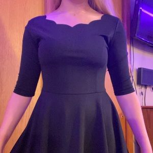 black small dress from lulus
